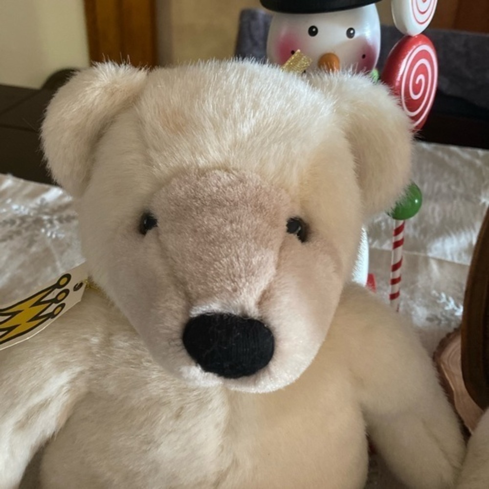 Stuffed Toy Bear Beige Cream Manhattan Toy Company NWT